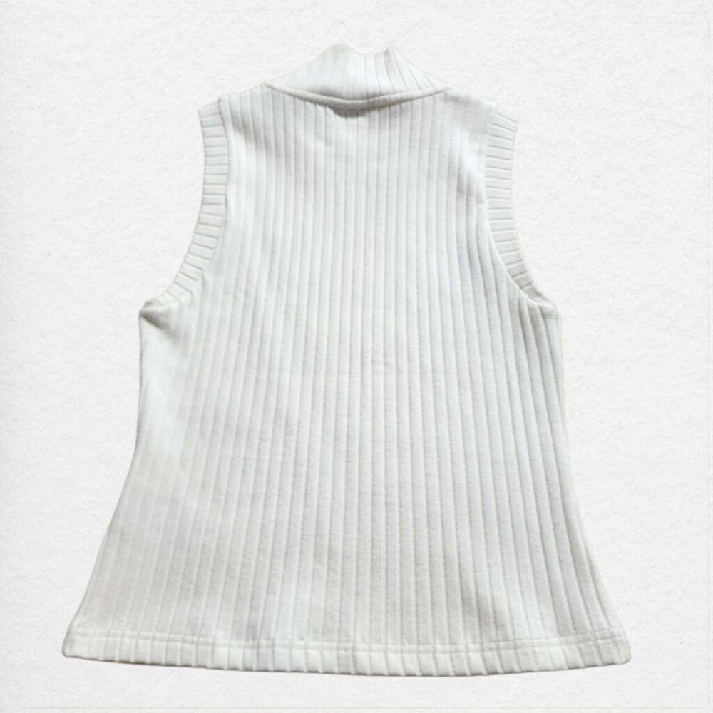 Varley White Ribbed Sleeveless Tank Top. Great condition worn once!